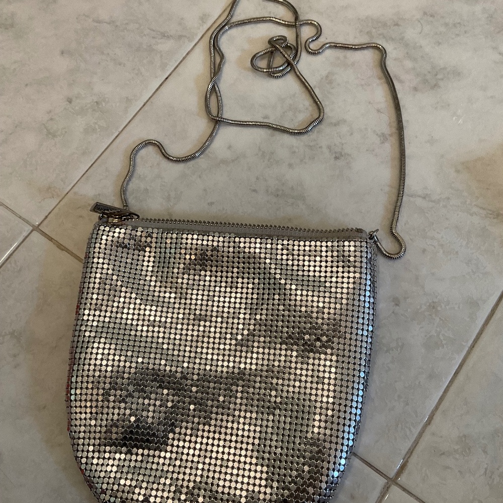 Urban Outfitters Silver Mesh Purse